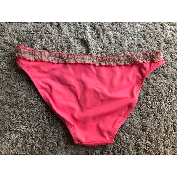 VICTORIA'S SECRET 34C/36B Swim Suit BIKINI TOP JEWEL & Black BOTTOMS Sz M V24 - Picture 16 of 16